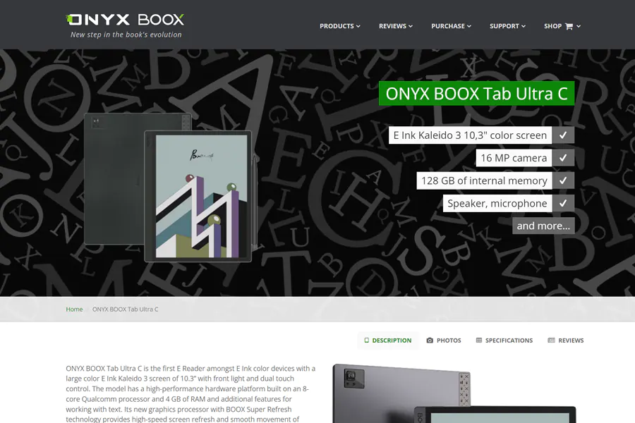 Onyx Boox Tab Ultra C