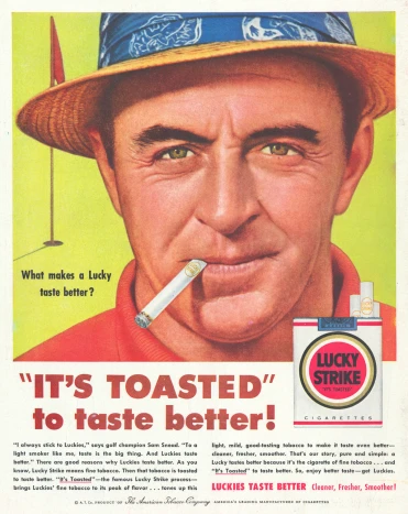 Lucky Strike Toasted Ad